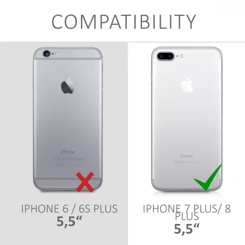 Husa Apple iPhone 8 Plus / iPhone 7 Plus, Silicon, Mov, 49981.139