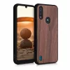 Husa Motorola Moto E6s (2020), Lemn, Maro, 52179.18