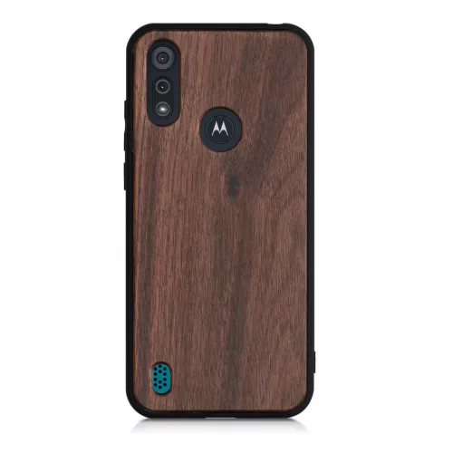 Husa Motorola Moto E6s (2020), Lemn, Maro, 52179.18