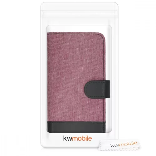 Husa Alcatel 1S (2019), Textil, Roz, 48090.10