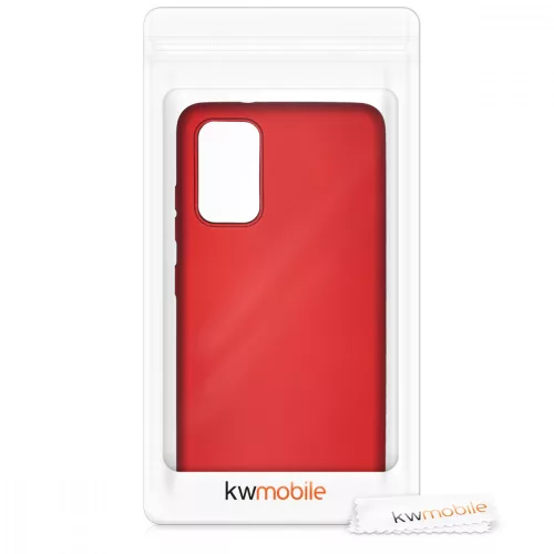 Husa Samsung Galaxy S20 Plus, Silicon, Rosu, 51220.36