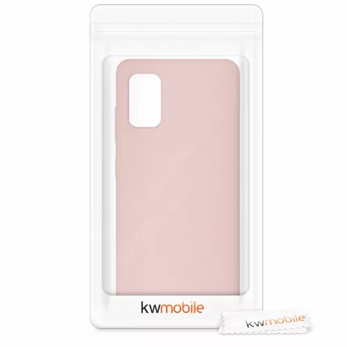 Husa Samsung Galaxy A41, Silicon, Roz, 52301.52