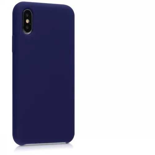Husa Apple iPhone X / iPhone XS, Silicon, Albastru, 46313.182
