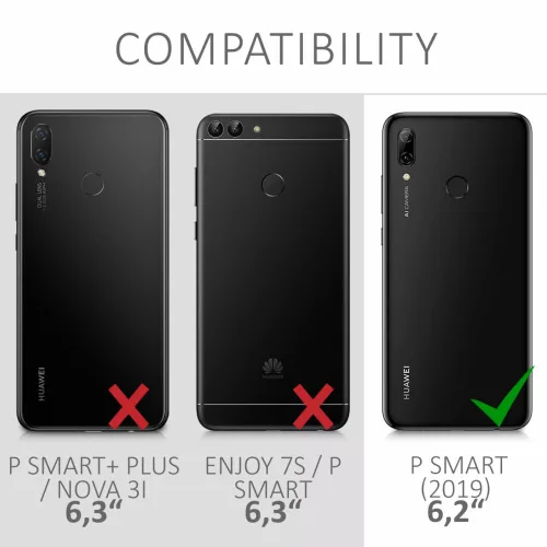 Husa Huawei P Smart (2019), Fibre vegetale, Roz, 52418.33