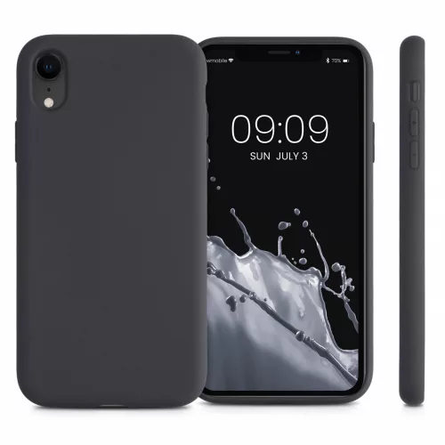 Husa Apple iPhone XR, Silicon, Negru, 49983.47