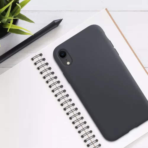 Husa Apple iPhone XR, Silicon, Negru, 49983.47