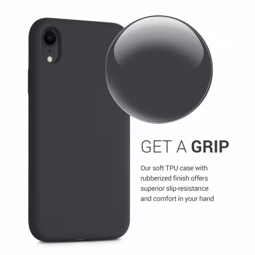 Husa Apple iPhone XR, Silicon, Negru, 49983.47