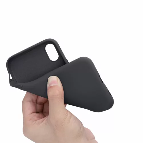 Husa Apple iPhone XR, Silicon, Negru, 49983.47