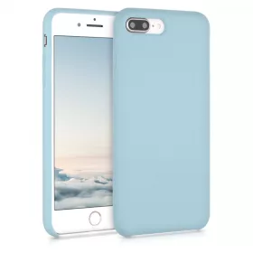 Husa Apple iPhone 8 Plus / iPhone 7 Plus, Silicon, Albastru, 40842.177