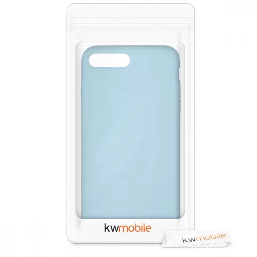 Husa Apple iPhone 8 Plus / iPhone 7 Plus, Silicon, Albastru, 40842.177