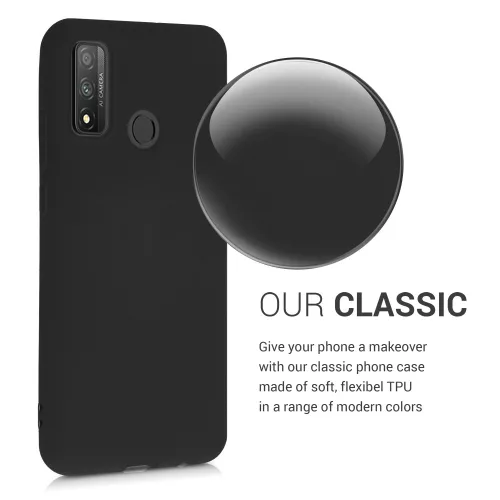 Husa Huawei P Smart (2020), Silicon, Negru, 52530.47