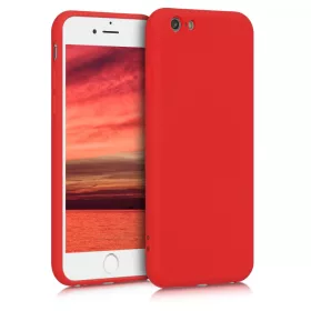Husa Apple iPhone 6 / iPhone 6s, Silicon, Rosu, 49980.09