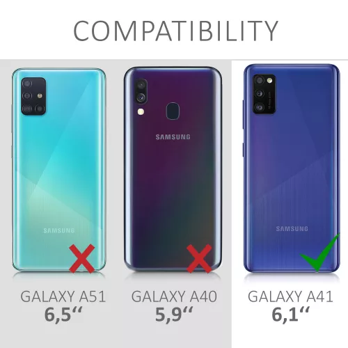 Husa Samsung Galaxy A41, Silicon, Albastru, 52254.64