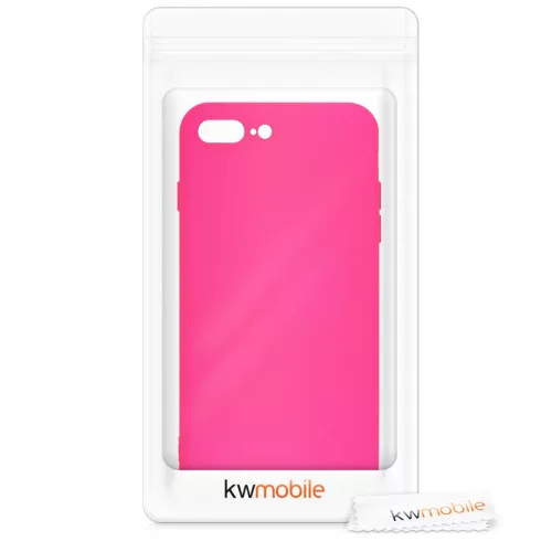 Husa Apple iPhone 8 Plus / iPhone 7 Plus, Silicon, Roz, 49981.77