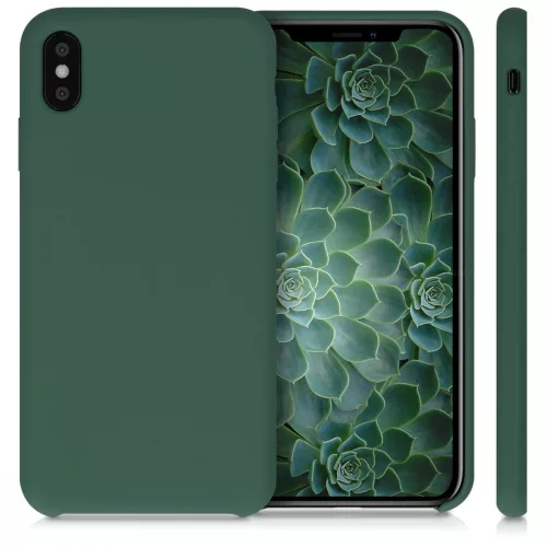 Husa Apple iPhone XS Max, Silicon, Verde, 45909.169