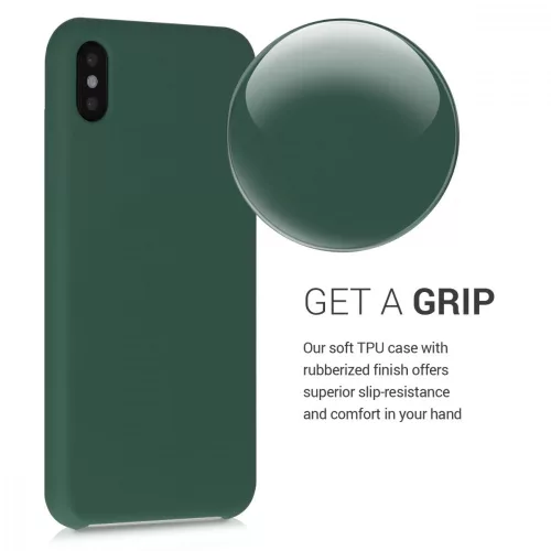 Husa Apple iPhone XS Max, Silicon, Verde, 45909.169