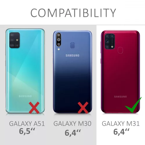 Husa Samsung Galaxy M31, Silicon, Multicolor, 51948.03