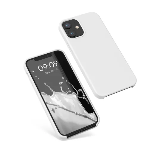 Husa Apple iPhone 12 Mini, Silicon, Alb, 52640.02