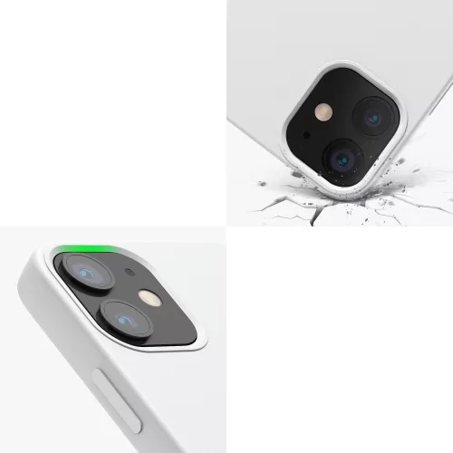 Husa Apple iPhone 12 Mini, Silicon, Alb, 52640.02