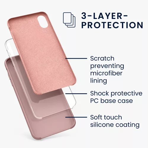 Husa Apple iPhone XR, Silicon, Roz, 45910.193