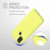 Husa Samsung Galaxy A21s, Silicon, Galben, 52494.195