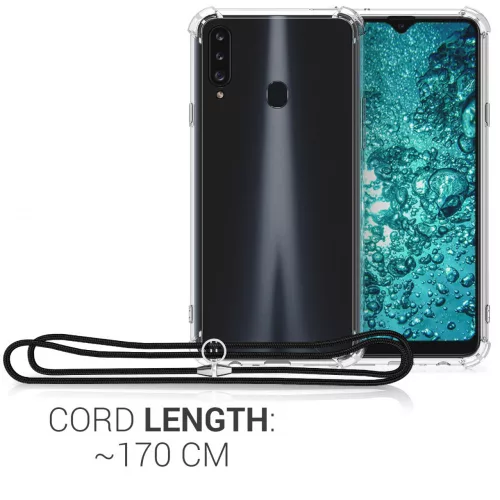 Husa Samsung Galaxy A20s, Silicon, Negru, 52935.01