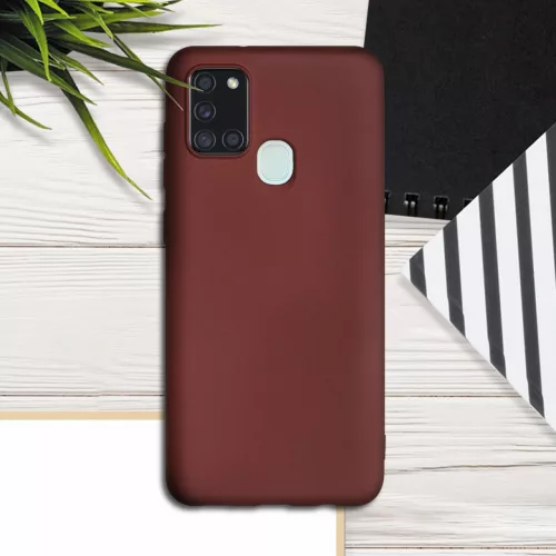 Husa Samsung Galaxy A21s, Silicon, Rosu, 52495.178