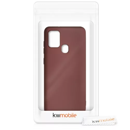 Husa Samsung Galaxy A21s, Silicon, Rosu, 52495.178