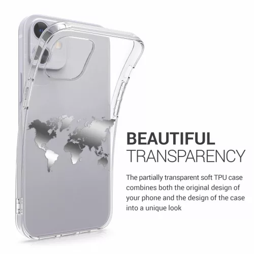 Husa Apple iPhone 12 Mini, Silicon, Argintiu, 53034.01