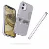 Husa Apple iPhone 12 Mini, Silicon, Argintiu, 53034.01