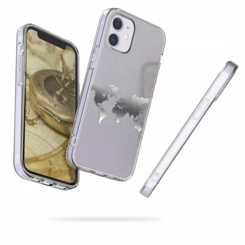 Husa Apple iPhone 12 Mini, Silicon, Argintiu, 53034.01