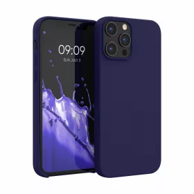 Husa Apple iPhone 12 Pro Max, Silicon, Albastru, 52644.182