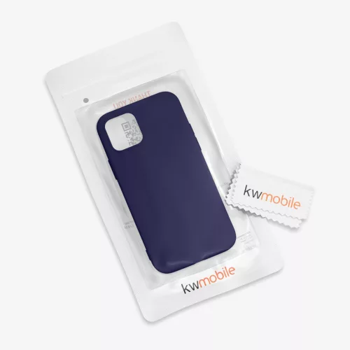 Husa Apple iPhone 12 Pro Max, Silicon, Albastru, 52644.182