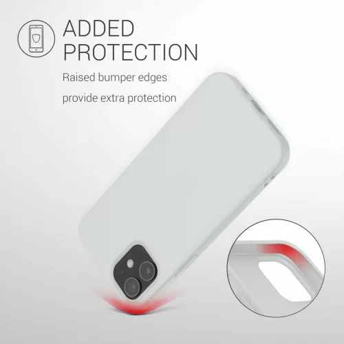 Husa Apple iPhone 12 Mini, Silicon, Gri, 53042.70