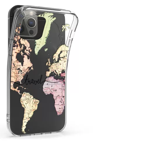 Husa Apple iPhone 12 Pro Max, Silicon, Multicolor, 53041.02