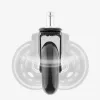 Set 5 Roti pentru scaun de birou tija 10mm/75mm, Rotabile la 360°, Kwmobile, 53129.01