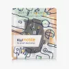 Husa Cheie Auto pentru Audi - 3 Butoane, kwmobile, Silicon, Negru, 53134.03