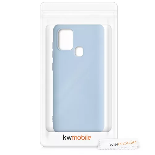 Husa Samsung Galaxy A21s, Silicon, Albastru, 52494.177