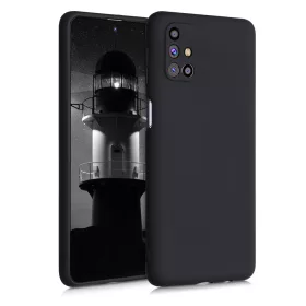 Husa Samsung Galaxy M31s, Silicon, Negru, 53313.47