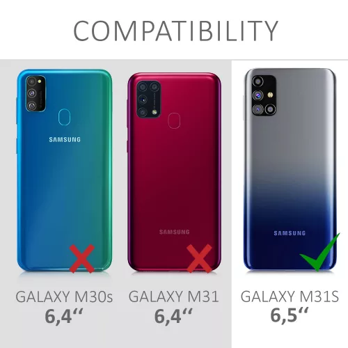 Husa Samsung Galaxy M31s, Silicon, Negru, 53313.47