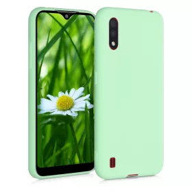 Husa Samsung Galaxy A01, Silicon, Verde, 51372.50