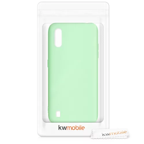 Husa Samsung Galaxy A01, Silicon, Verde, 51372.50