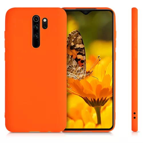Husa Xiaomi Redmi Note 8 Pro, Silicon, Portocaliu, 50242.69