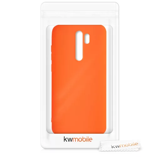 Husa Xiaomi Redmi Note 8 Pro, Silicon, Portocaliu, 50242.69