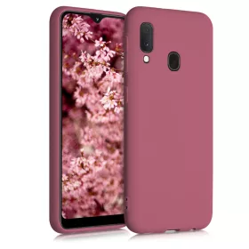 Husa Samsung Galaxy A20e, Silicon, Roz, 48738.167