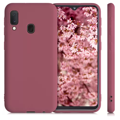 Husa Samsung Galaxy A20e, Silicon, Roz, 48738.167