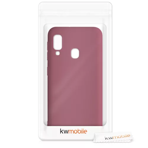 Husa Samsung Galaxy A20e, Silicon, Roz, 48738.167