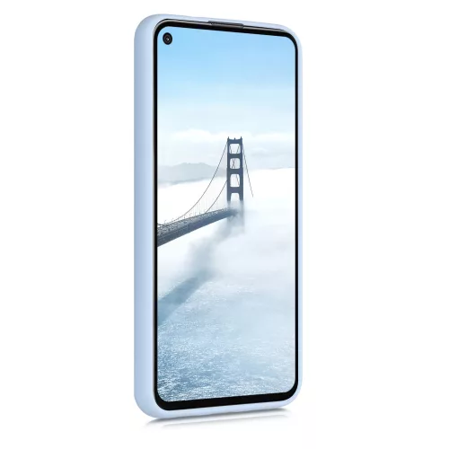 Husa Google Pixel 4a 5G, Silicon, Albastru, 51727.58
