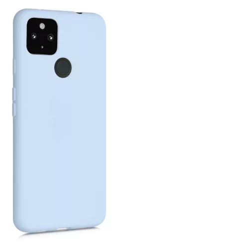 Husa Google Pixel 4a 5G, Silicon, Albastru, 51727.58