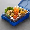 Cutie Bento Navaris cu 4 compartimente, recipient sos, albastru inchis, 49877.02.17